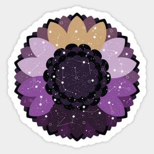 Celestial Flower [nonbinary] Sticker